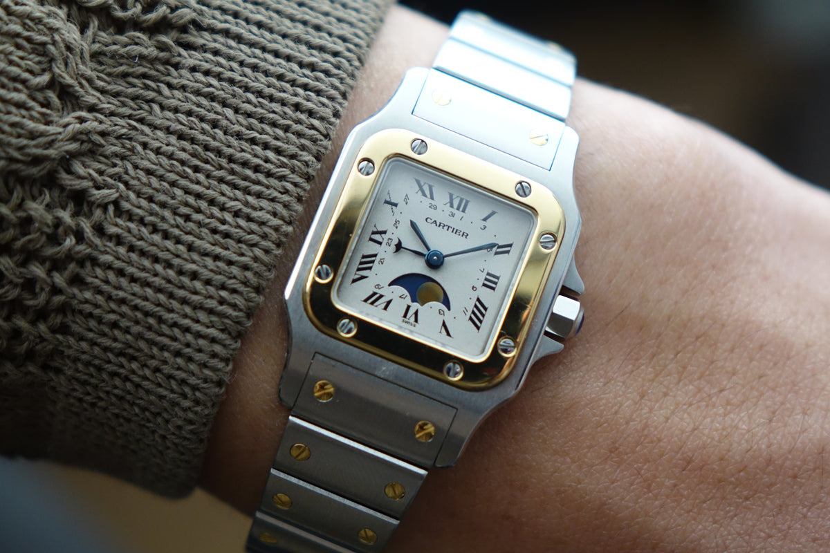 Cartier Santos Galbee Moonphase 119902 watch only