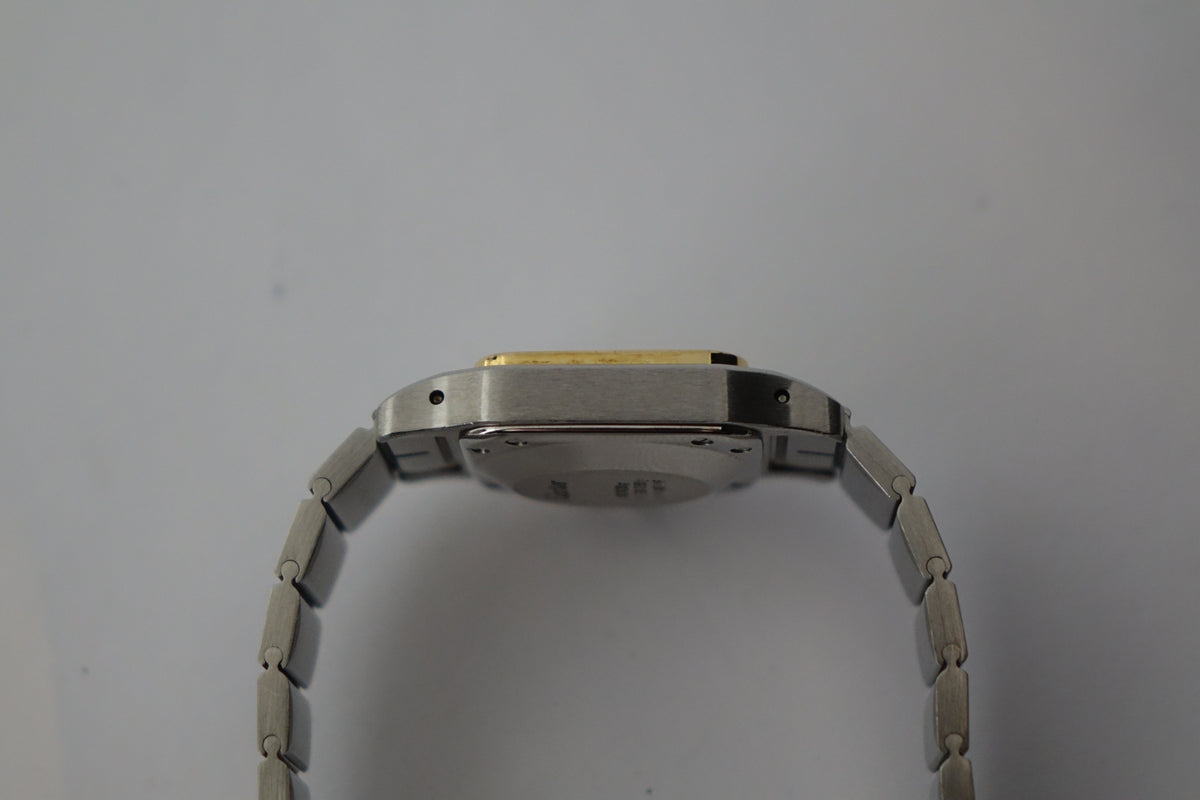 Cartier Santos Carrée SM half gold 0902 watch only