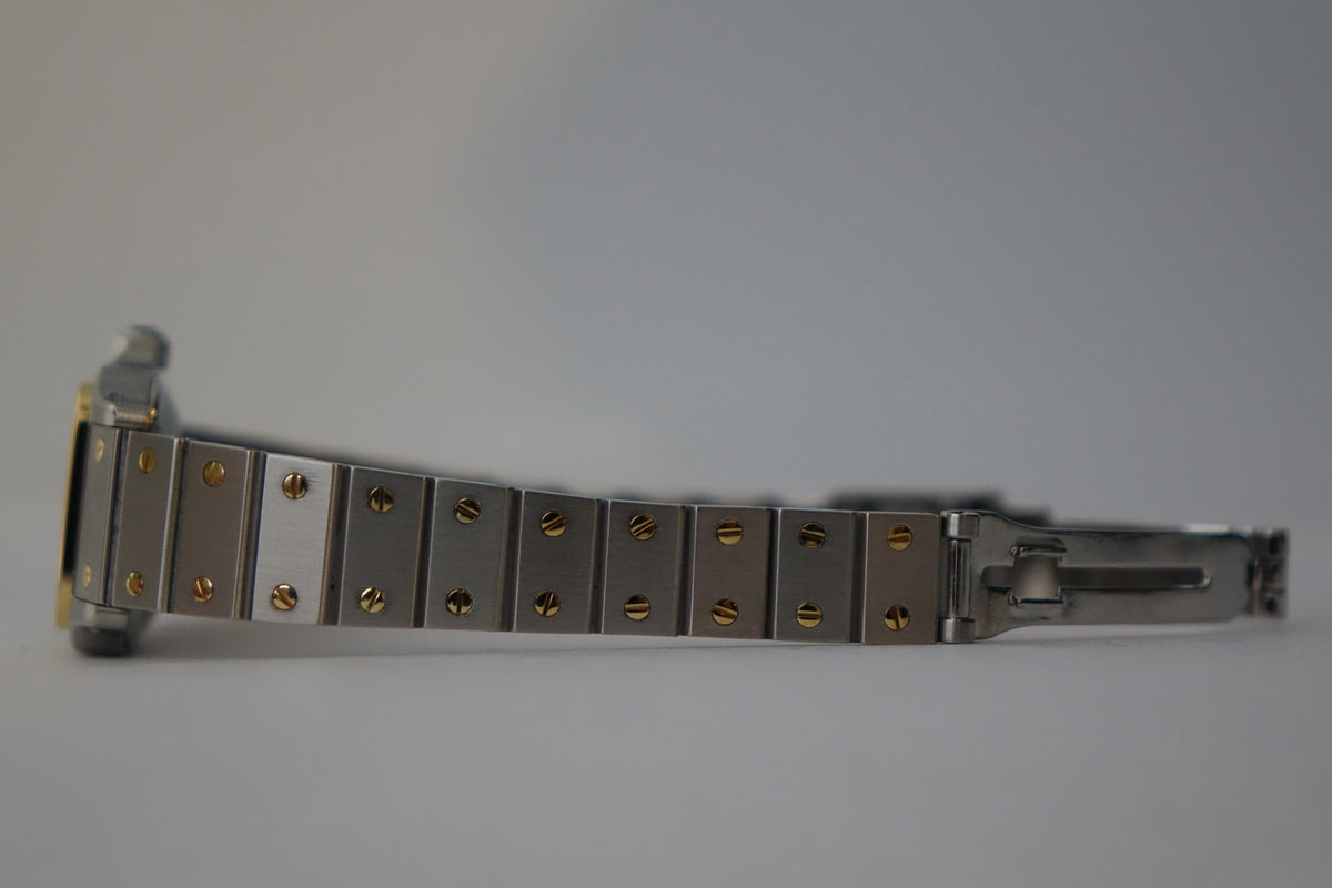 Cartier Santos Carrée SM half gold 0902 watch only