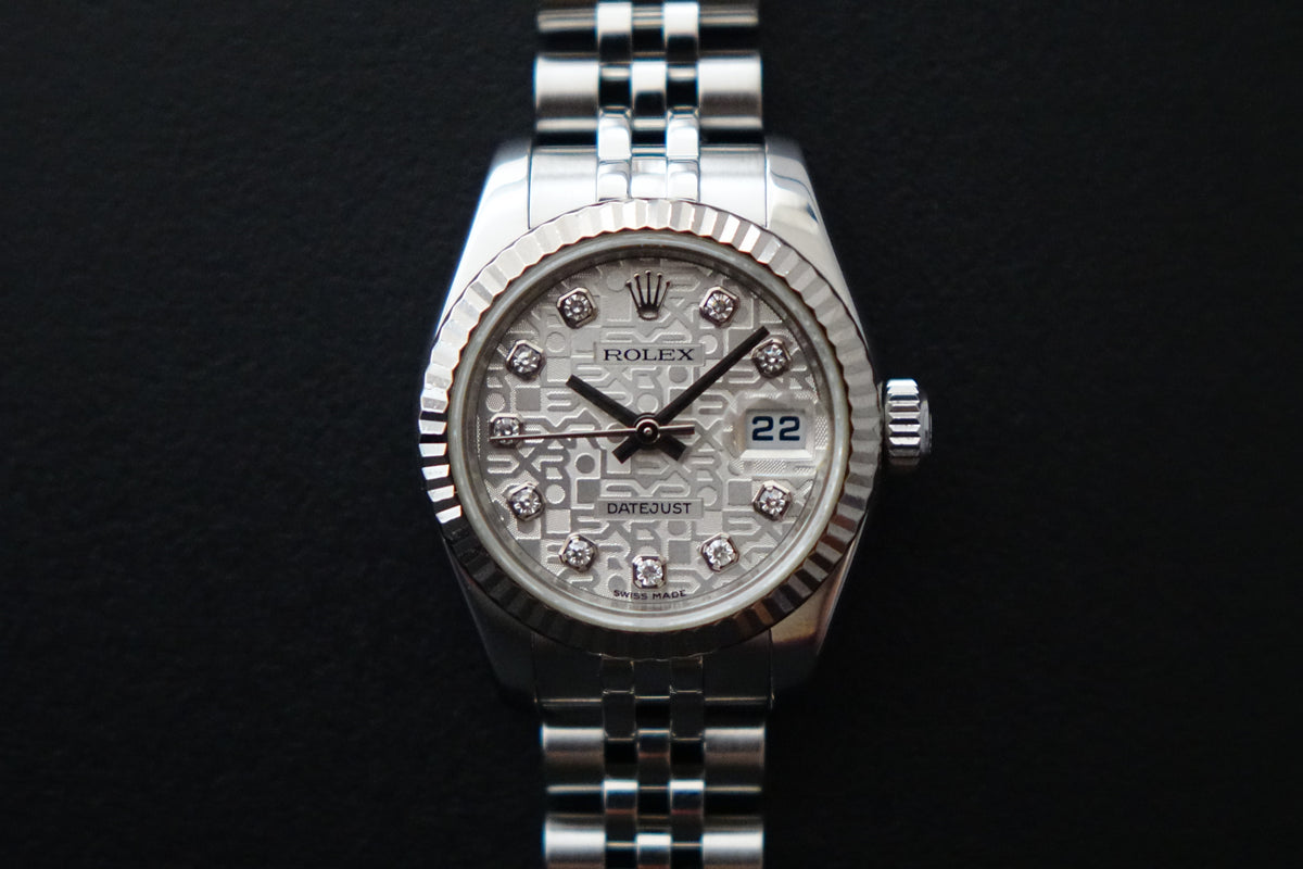 Rolex Datejust 26 179174G Computer dial 10P diamond full set – Wristime