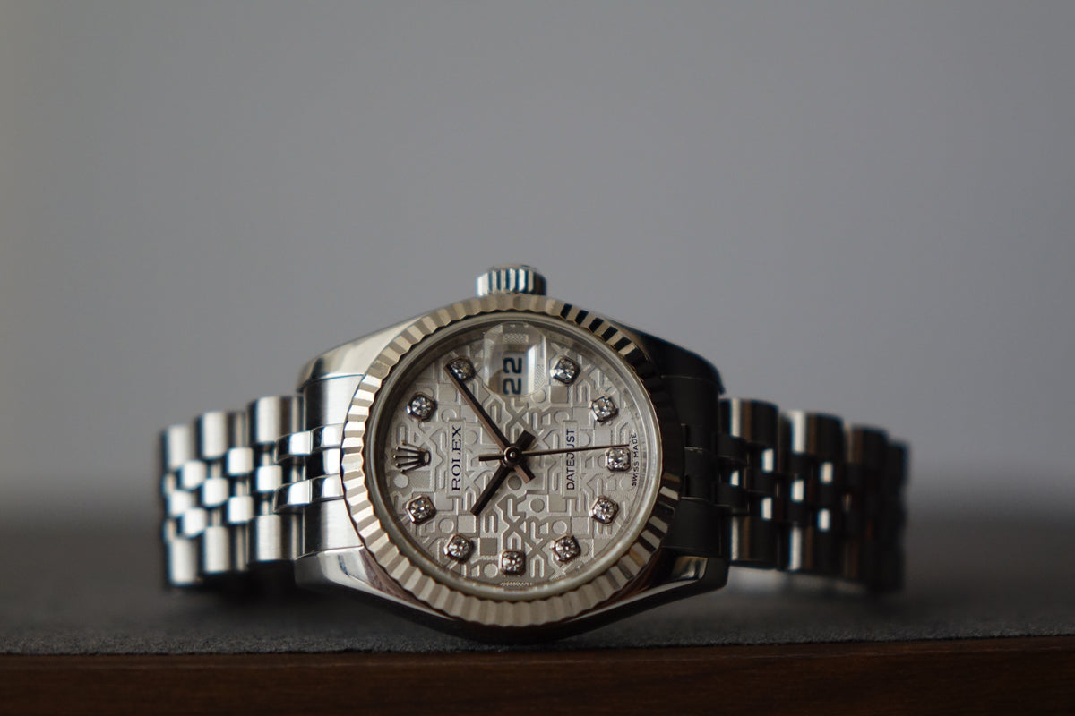 Rolex Datejust 26 179174G Computer dial 10P diamond full set – Wristime