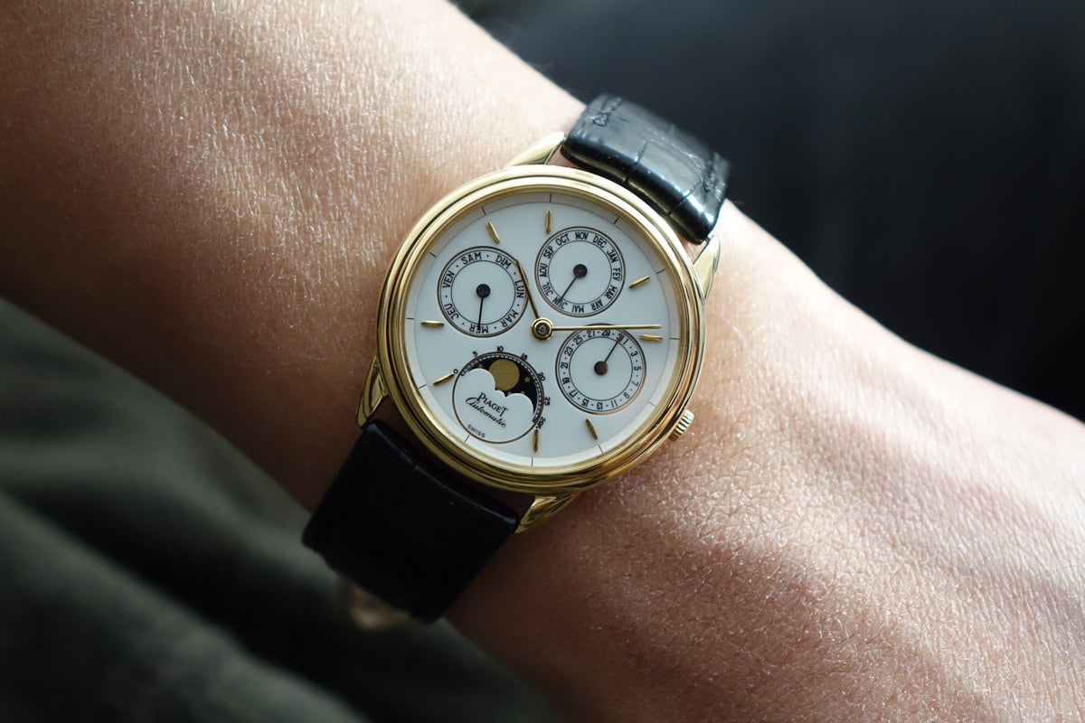 Piaget Gouverneur 15958 18k yellow gold watch only