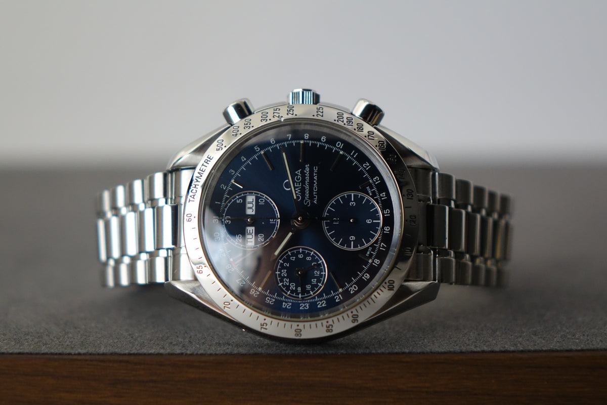 Omega Speedmaster 3521.80 blue daydate full set