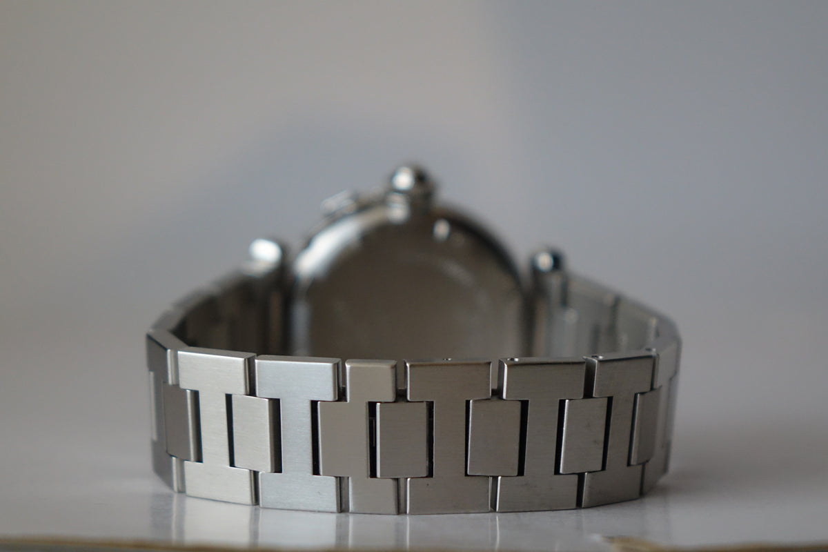 Cartier Pasha C W31076M7 2324 black dial full set