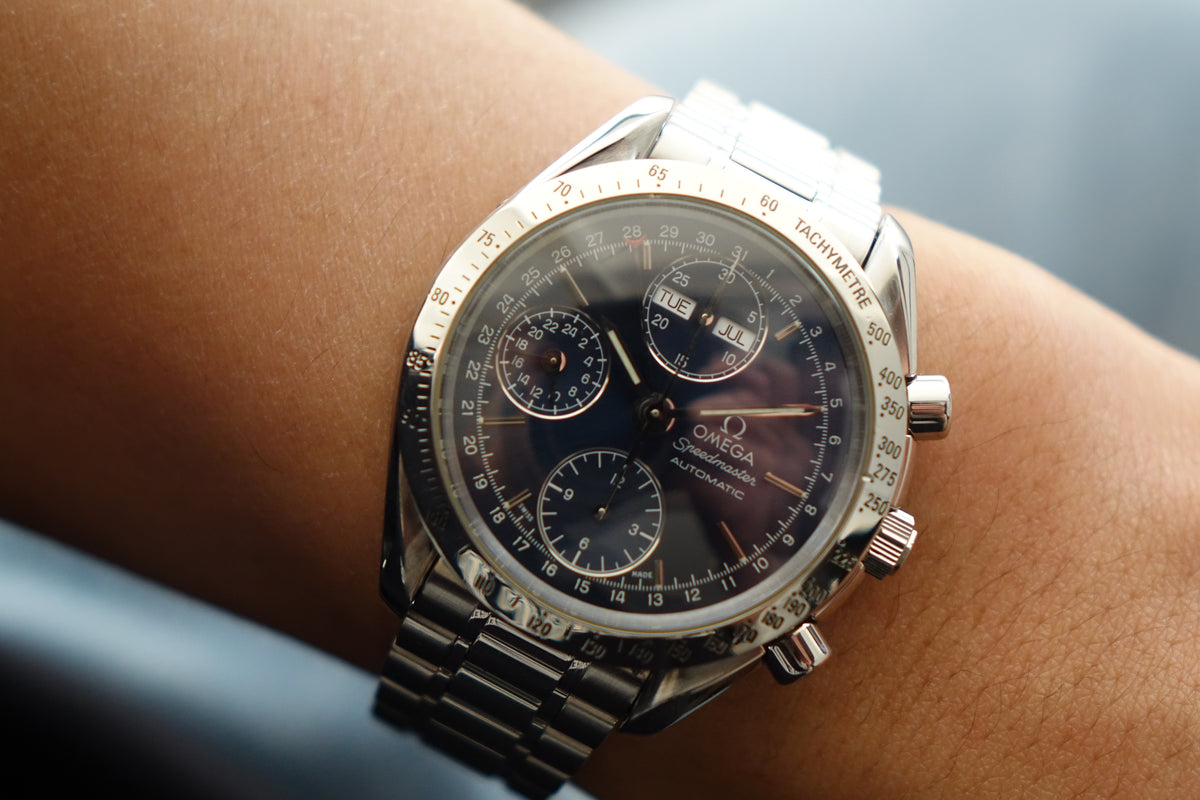 Omega Speedmaster 3521.80 blue daydate full set