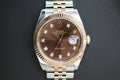 Rolex Datejust 41 126331 choco 10 point diamond full set