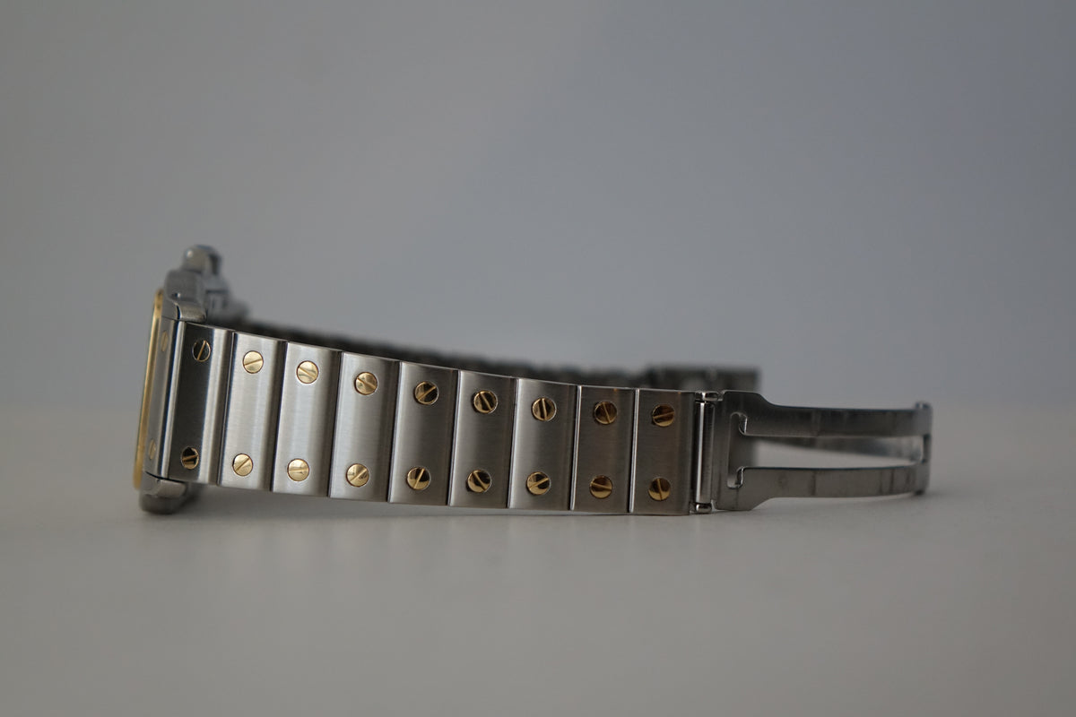 Cartier Santos Galbee 187901 Half Gold watch only