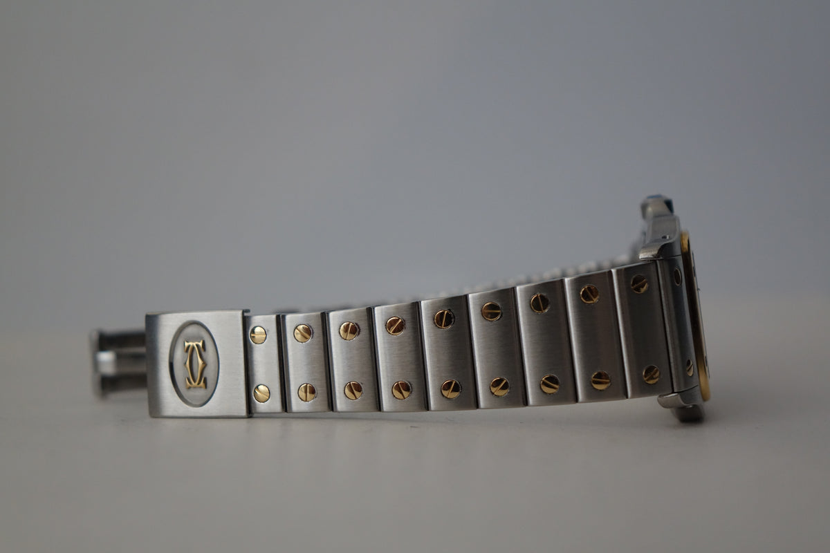 Cartier Santos Galbee 187901 Half Gold watch only