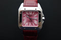 Cartier Santos 100 Medium W20133X8 2878 Pink dial Full Set