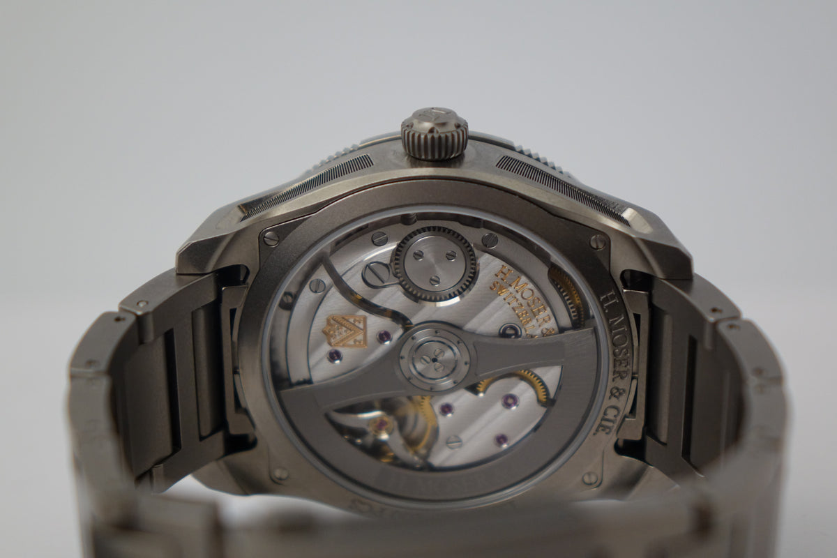 NOS H. Moser & Cie x Govberg Pioneer Ti 'Diver 3200-0500 full set