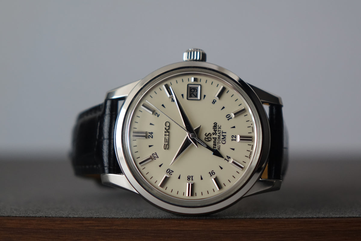 Grand Seiko SBGM021 Automatic GMT Ivory Dial full set