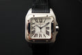 Cartier Santos 100 Medium White dial 2878