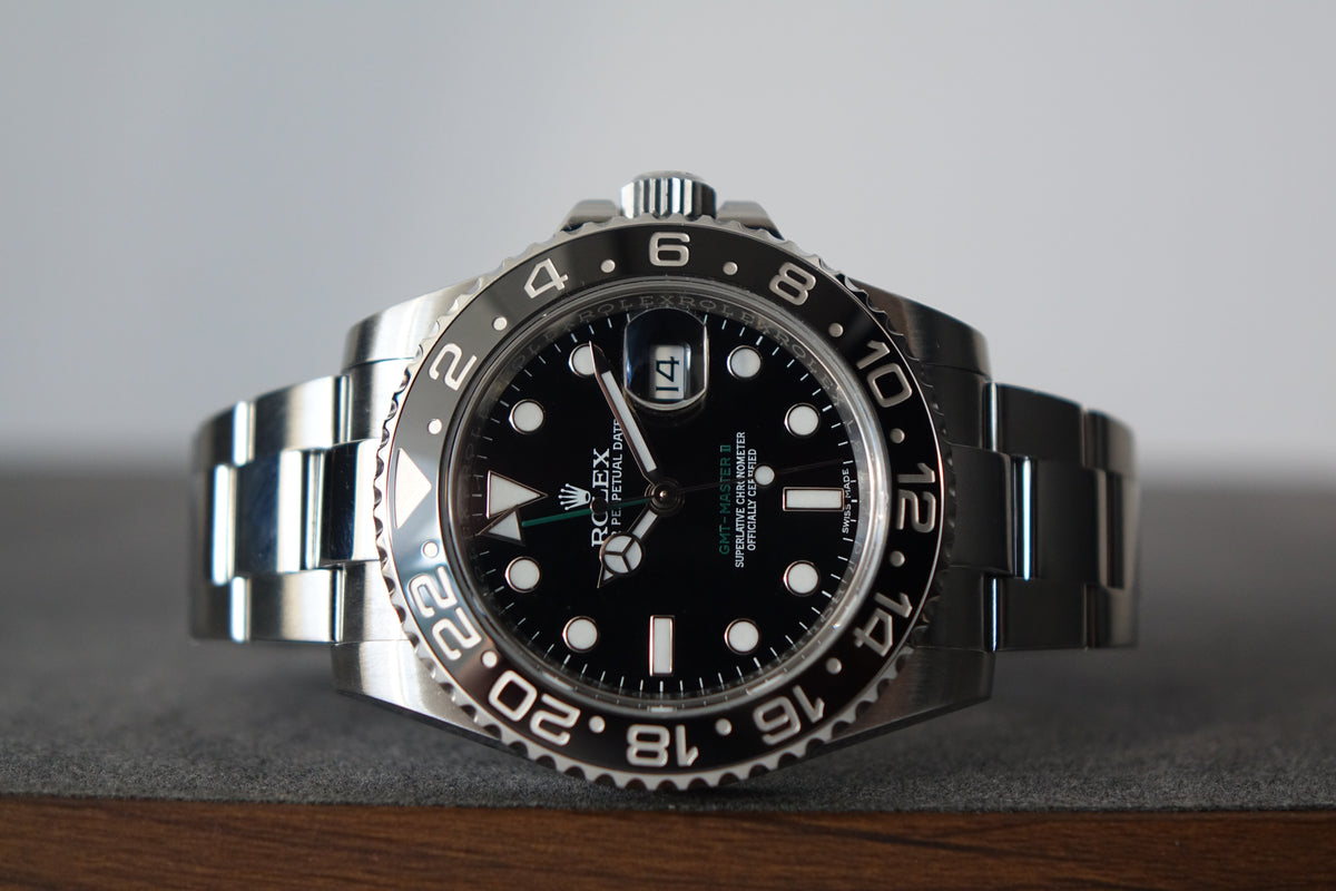 Rolex GMT Master 2 II 116710LN green arrow full set