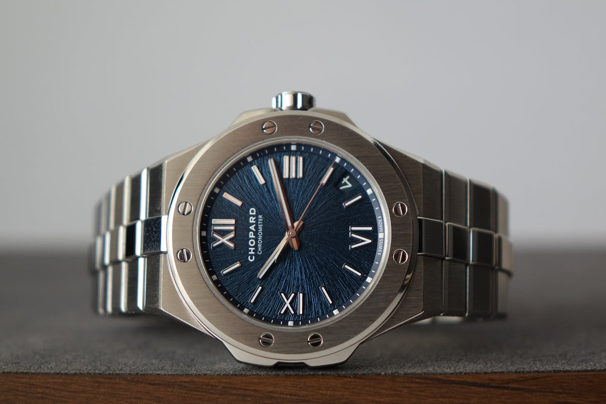 Chopard Alpine Eagle Blue Large 298600-3001 full set