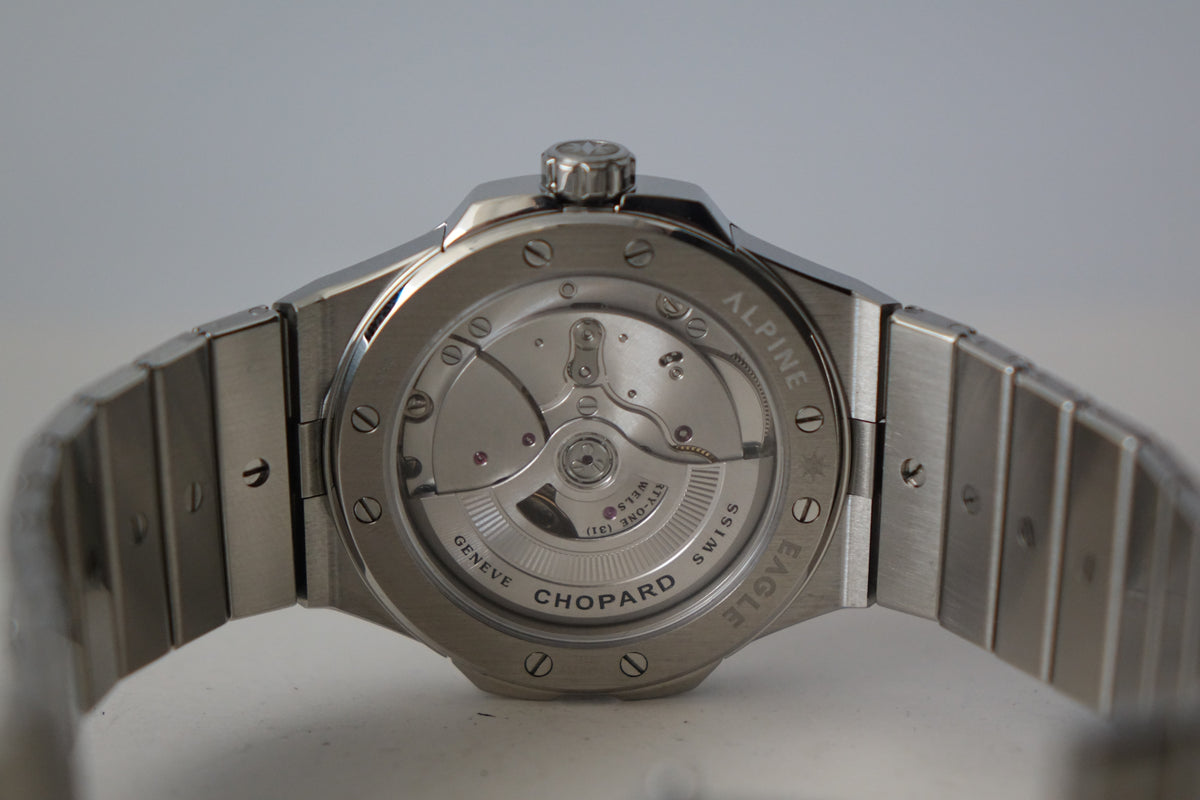 Chopard Alpine Eagle Blue Large 298600-3001 full set