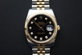 Rolex Datejust 36 Black diamond dial 116233G Full set