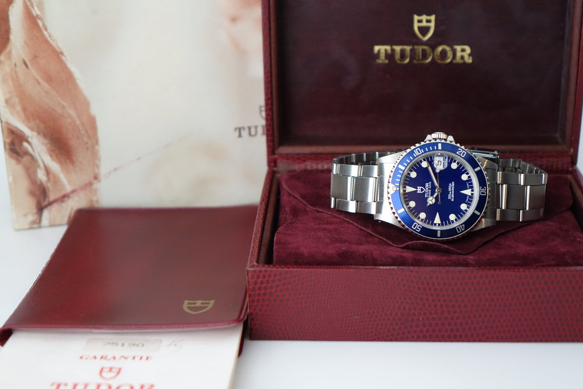 Tudor Submariner 75190 blue full set