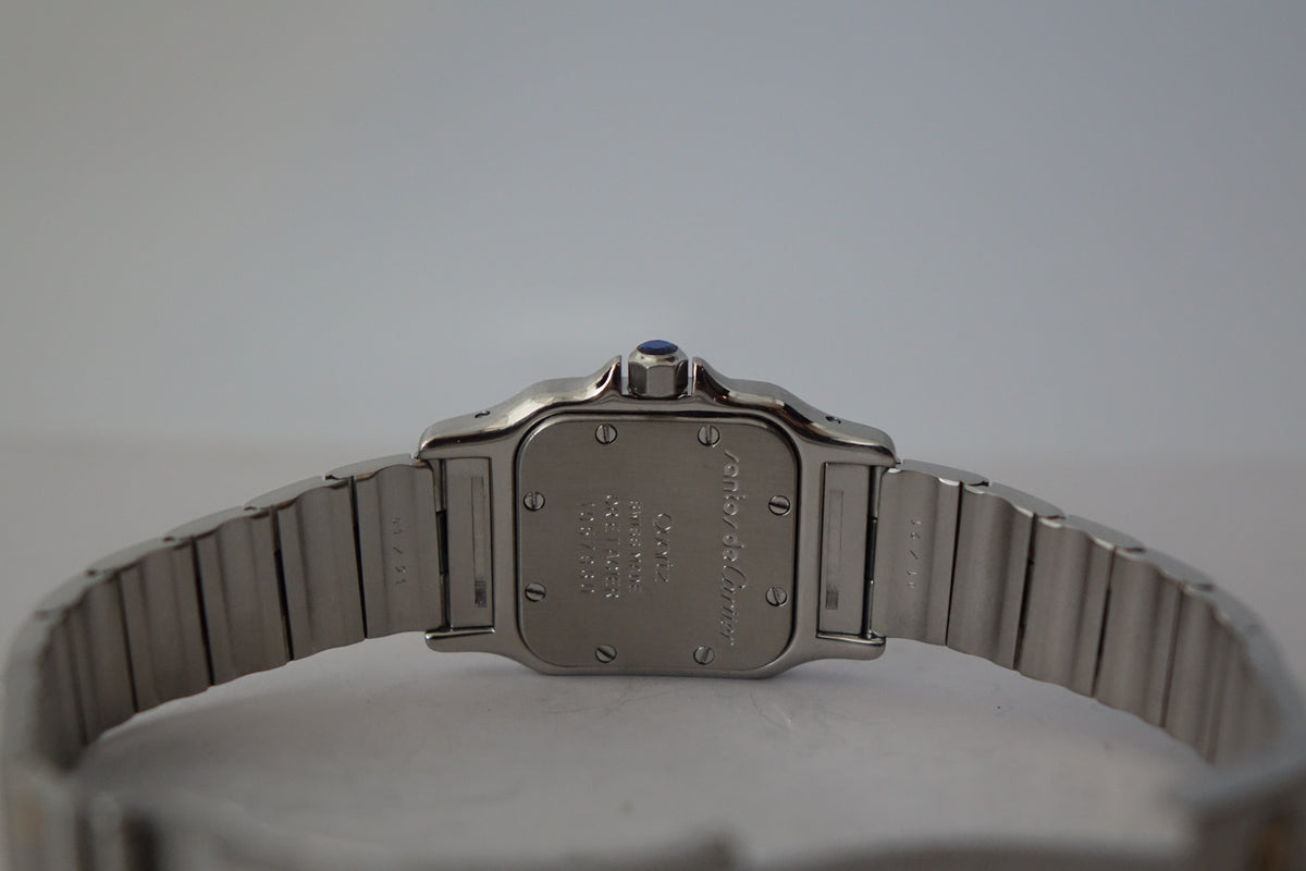 Cartier Santos Galbee 1057930 half gold  full set