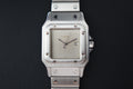 Cartier Santos Carree 2960 Slate grey ghost dial full set