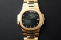 Patek Philippe Nautilus 3800J Blue ribbed diamond dial