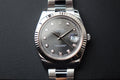 Rolex Datejust 41 116334 slate grey 10 pts diamond