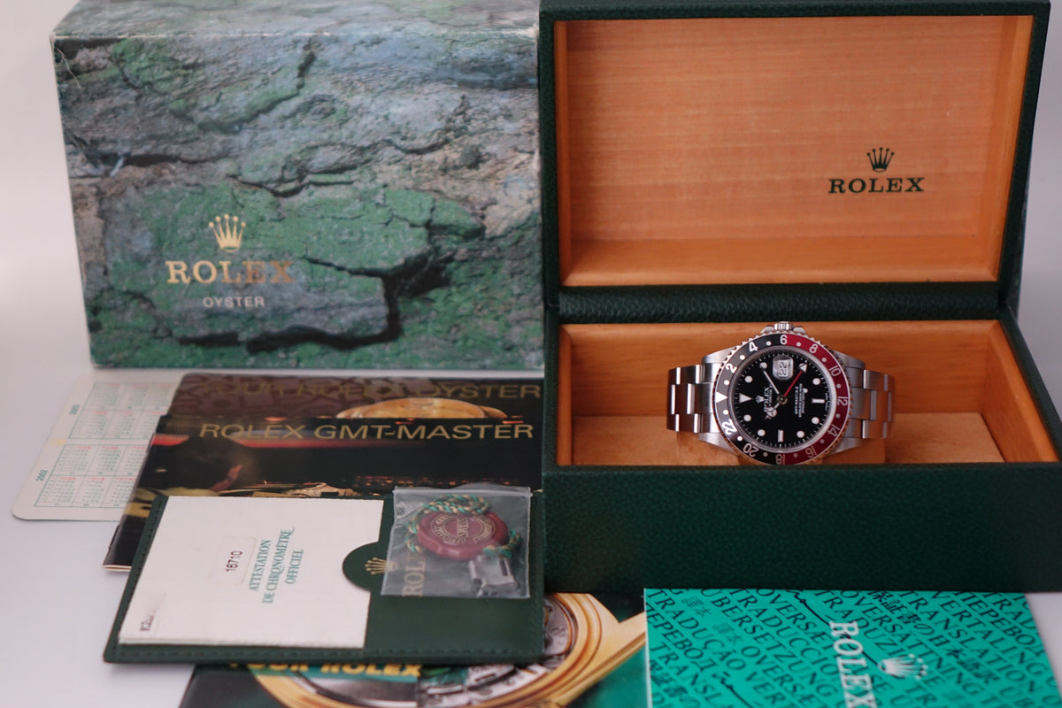 Rolex GMT Master 2 16710 Coke full set