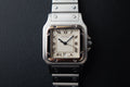 Cartier Santos Galbee 1564 LM W20025D6 Silver Indices Full Set