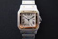 Serviced Cartier Santos Galbee L 2319 half gold watch only