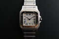 Cartier Santos Galbee 1564 Blue Indices W20018D6 Full Set