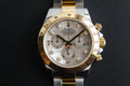 Rolex Cosmograph Daytona MOP Diamond Dial Two Tone 116523