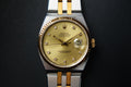 Rolex Oysterquartz Datejust 17013G Diamond champagne dial