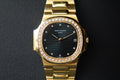 Patek Philippe Nautilus 3800/003 blue diamond full set